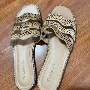 Madwell leopard sandals. Brand new.